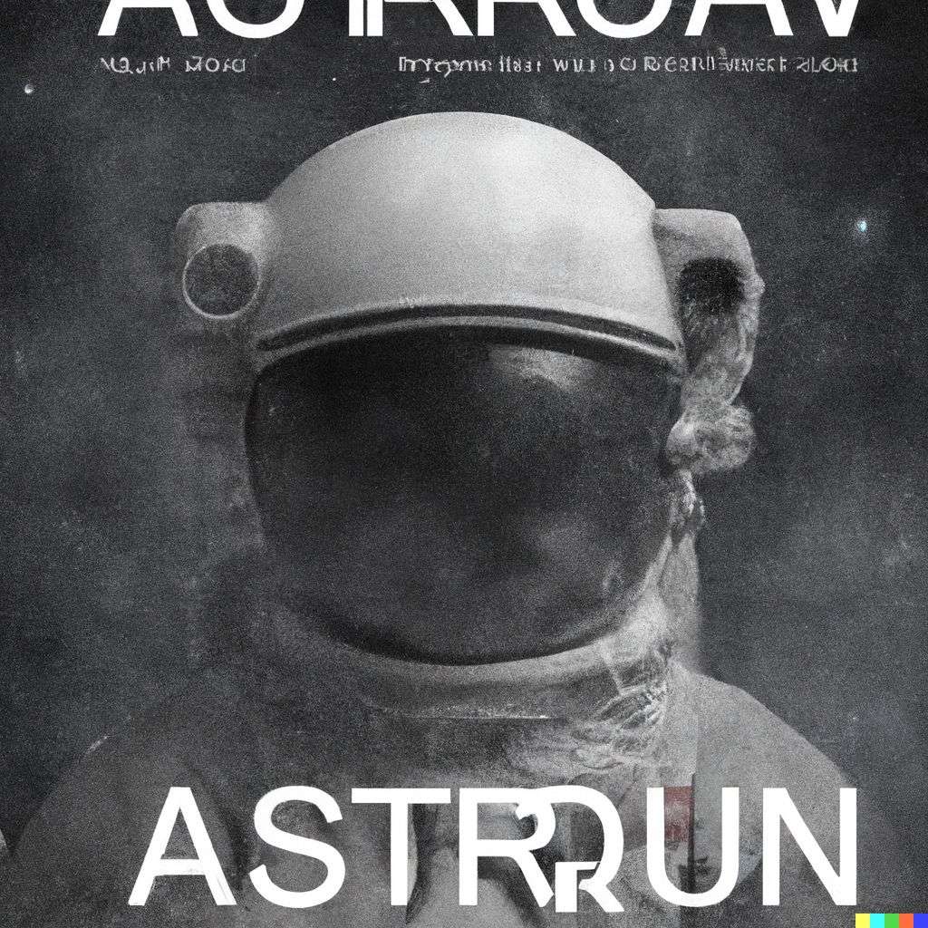 an astronaut, movie poster